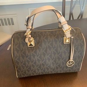 Michael Kors Grayson Brown Satchel
